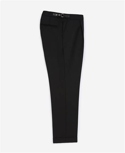 prada bayan mont|Black Wool blend pants .